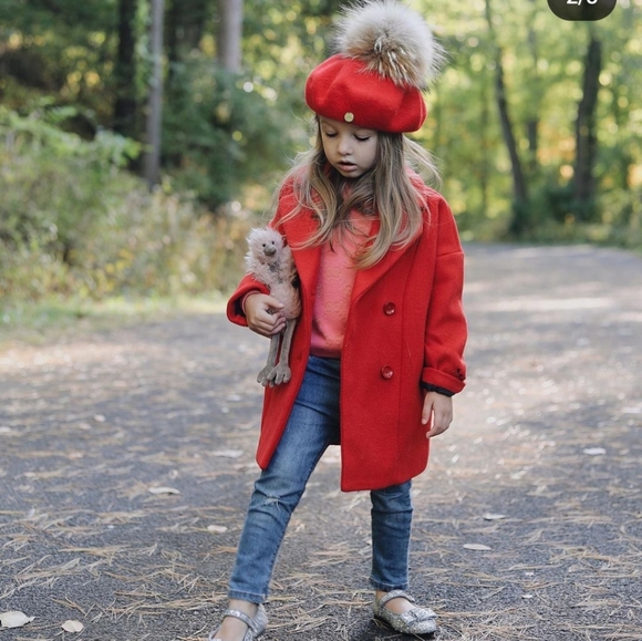 CATIMINI red coat - Picture 2 of 14